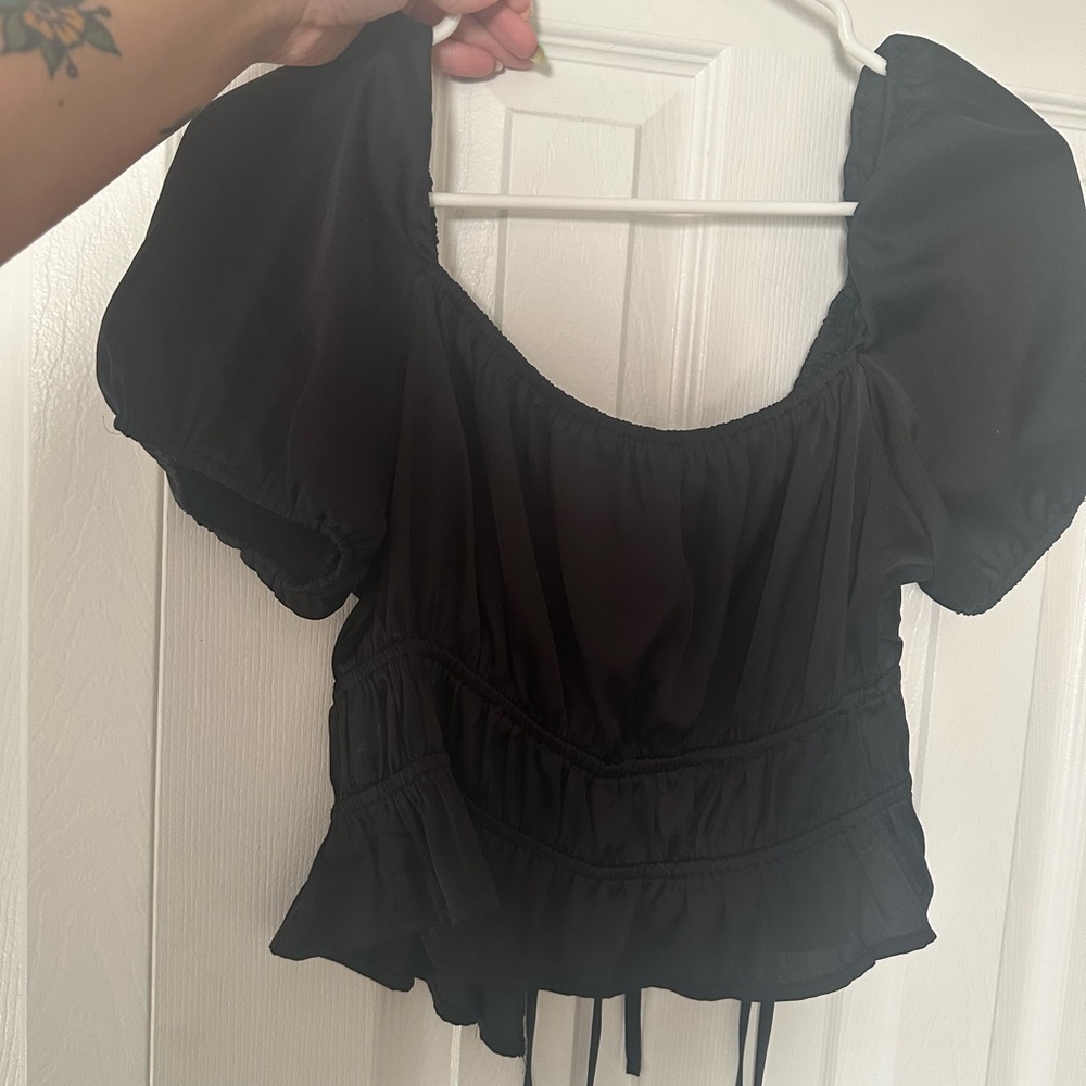 Elegant Black Women's Top